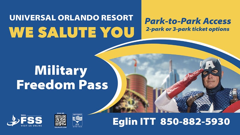 Universal Orlando Military Freedom Pass