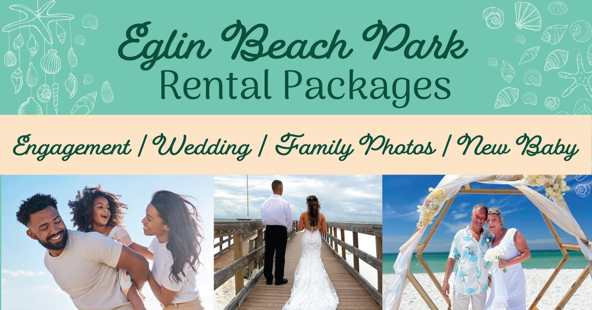 NEW! Beach Park Rental Packages