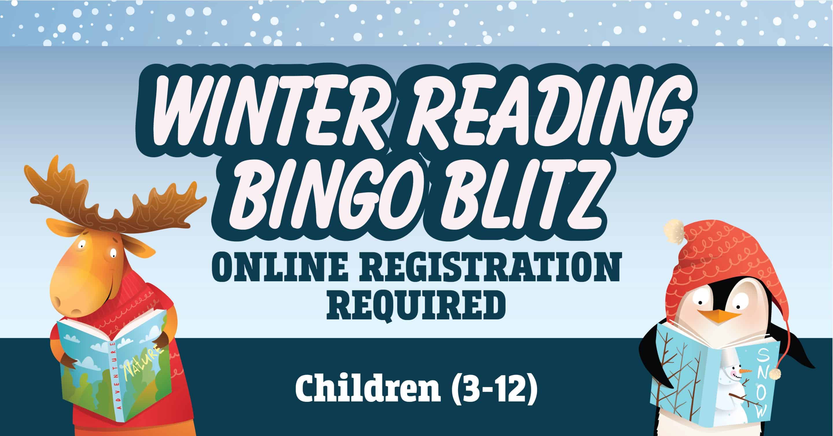 2025 Winter Reading Bingo Blitz